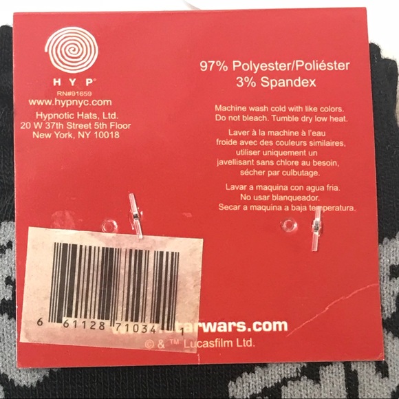 Disney Star Wars Socks 2 Pack Set Shoe Size 6-12 - Picture 6 of 6